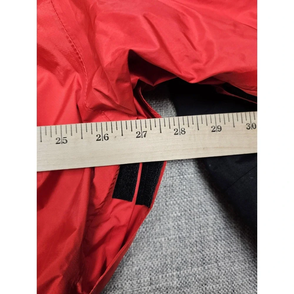 The North Face Jacket Mens XL Red Black Gore-Tex Hooded Ski Parka Nylon Outdoor